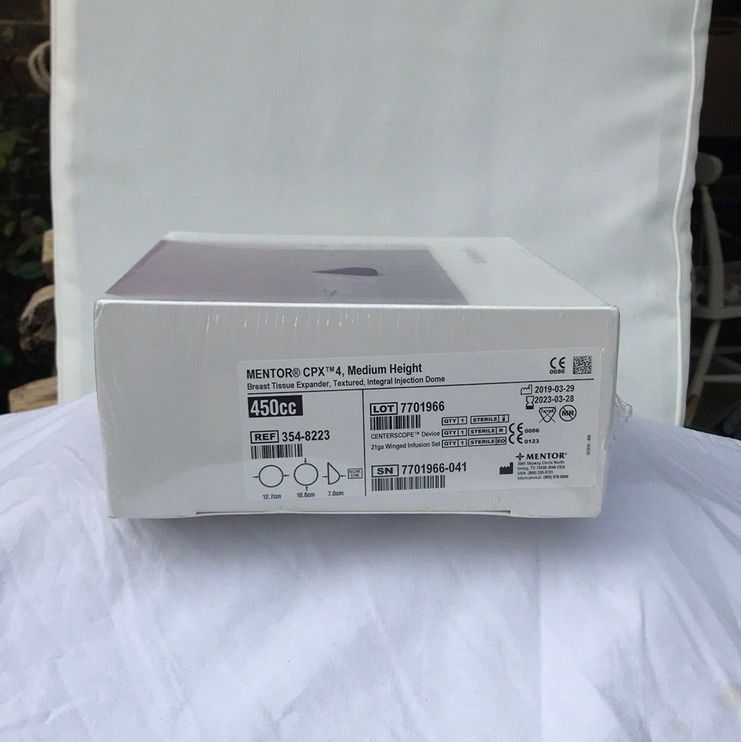 Mentor 3548223 CPX 4 Medium Height Breast Tissue Expander, Textured